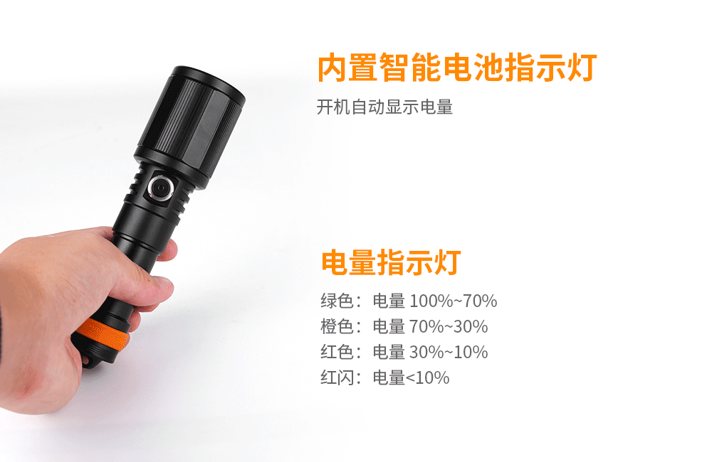 OrcaTorch草莓视频官网 D720新款潛水手電,聚光潛水照明,超遠(yuǎn)射程潛水手電,手持式水下照明
