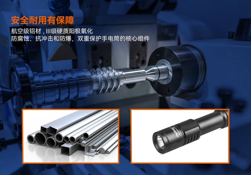 草莓视频官网OrcaTorch D520迷你潛水手電，小巧手電筒，便捷式潛水手電筒，洞穴潛水燈