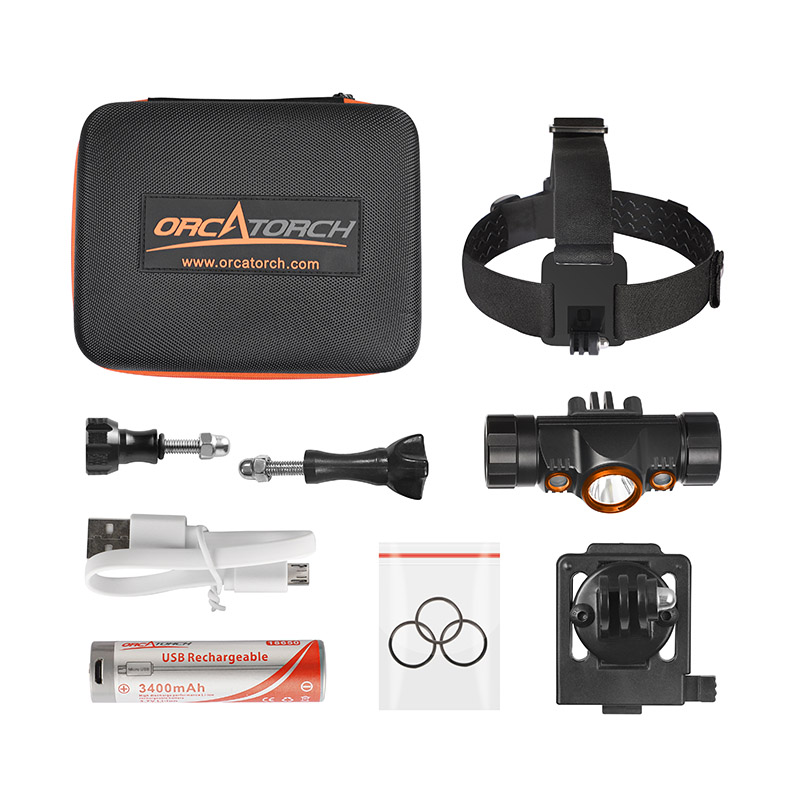 OrcaTorch虎（hǔ）鯨 Mazu TD01潛水（shuǐ）頭燈（dēng），雙色潛水頭燈，多功能頭燈，海陸（lù）空多用（yòng）頭燈，消防頭燈，夜潛照明