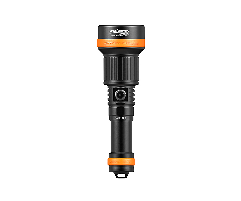 虎（hǔ）鯨OrcaTorch，ZD710 MK2變焦潛水燈，ZD710 MK2技術潛水手電筒，水下探險照明，水下搜索燈，沉船照明燈，變焦潛（qián）水手電